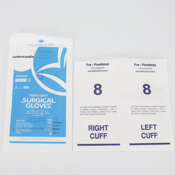 Disposable sterile 100% Natural Medical Surgical Examination Glove/latex gloves